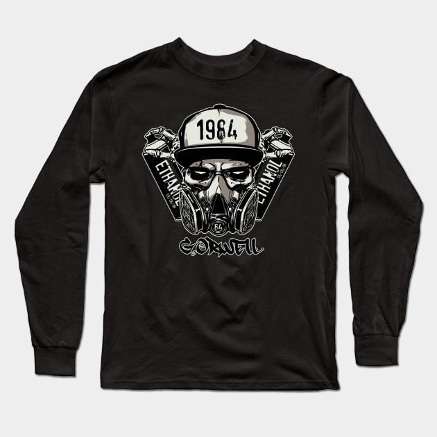 George Orwell 1984 Long Sleeve T-Shirt by workshop71